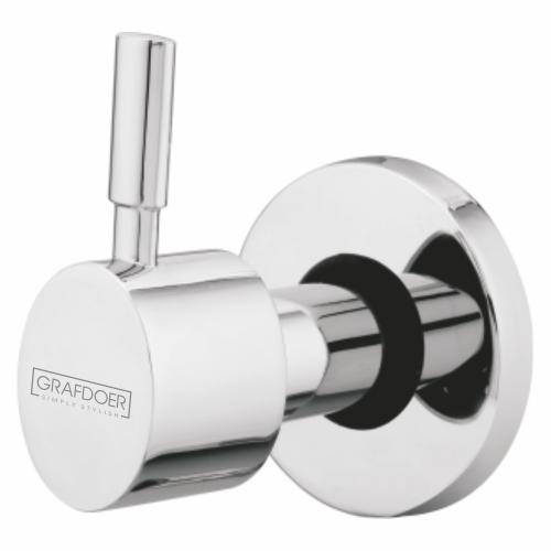 Exposed Part Kit of Concealed Stop Cock with Fitting Sleeve Chrome